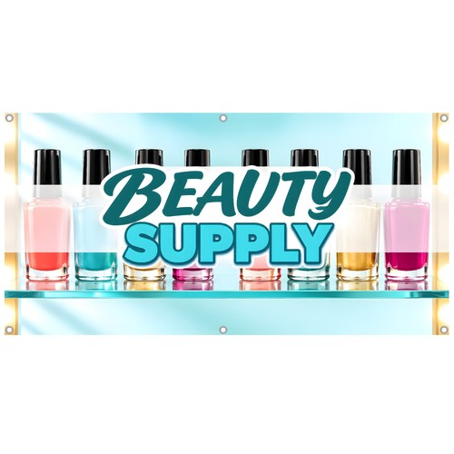 Beauty supply vinyl - supply, banner