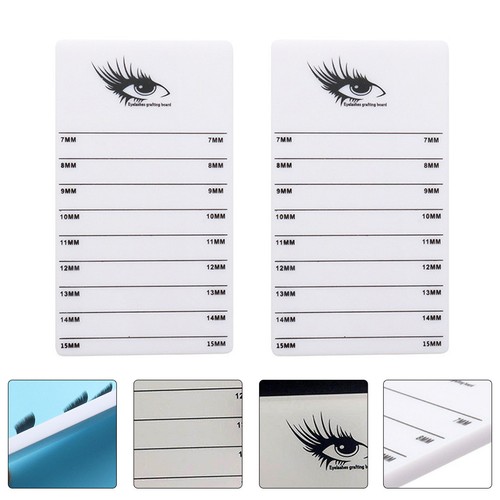 White acrylic eyelash - acrylic,